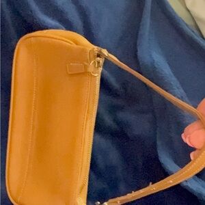 Vintage Coach 7785 Tan Leather Mini Shoulder Bag 1994 USA Made